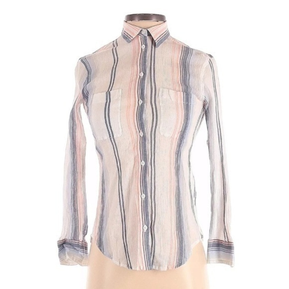 Club Monaco pleated longsleeve Blouse​